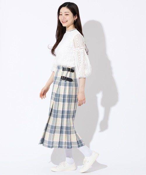 お歳暮 2025 O'NEIL of リネン100 オニールオブダブリン OF スカート DUBLIN スカート
