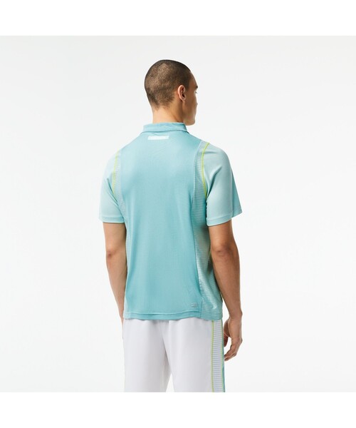 LACOSTE ポロシャツ メッシュ切り替えウルトラドライテニス