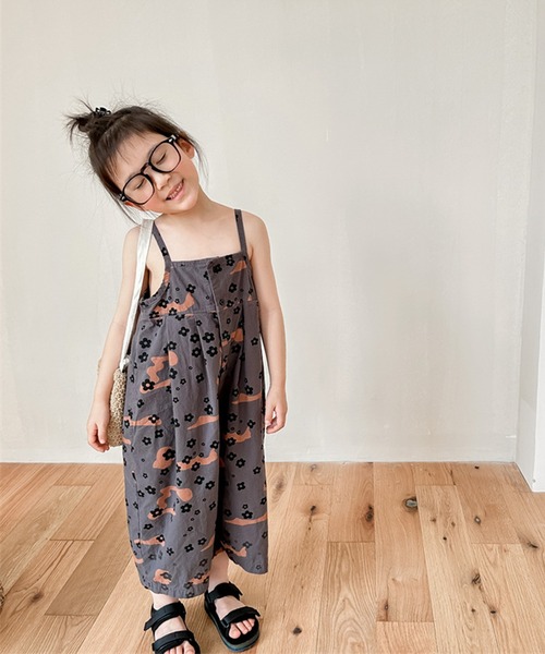 M 新品未使用 son and daughter 2y オーバーオール aimoha サロペット オーバーオール 「aimoha-KIDS-」子供服