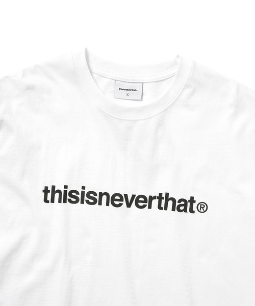 【関送無料】 thisisneverthat T-logo クラシック ロゴ Tシャツ SS24)T-Logo Tee（Tシャツ/カットソー）｜thisisneverthat