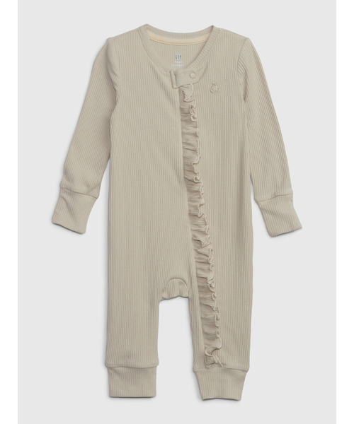 GAP ベビー服 ロンパース はじめてのお気に入り リブ ボディ