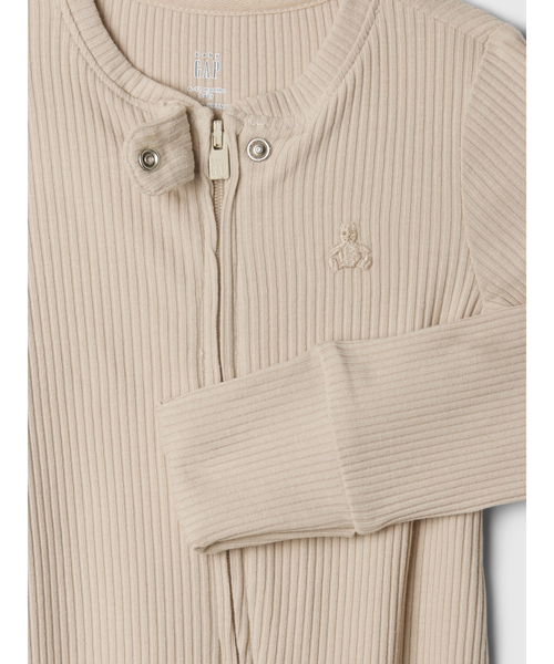 GAP ベビー服 ロンパース はじめてのお気に入り リブ ボディ
