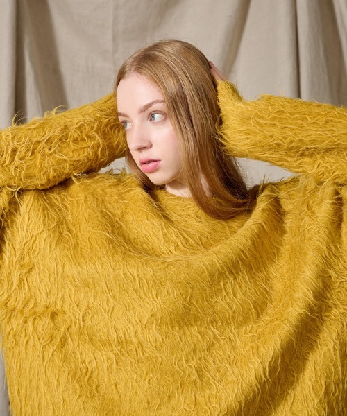 WETTEMPT セーター ニット WOOL MIXED PERM SHAGGY KNIT /ウール