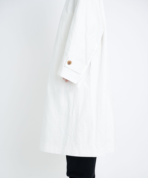 ステンカラーコート コート 「WELLDER」Dolman Sleeve Balmachan Coat メンズの画像
