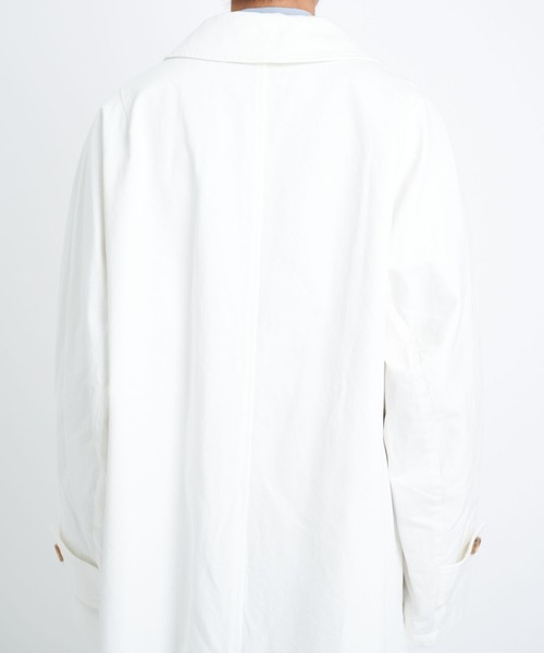 ステンカラーコート コート 「WELLDER」Dolman Sleeve Balmachan Coat メンズの画像