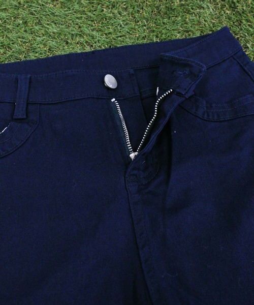 プーマゴルフ ゴルフパンツ サックス デニム調 トップイズム TopIsm ゴルフパンツ メンズ ゴルフウェア