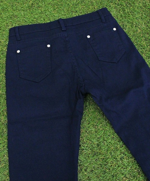 美品　dunhil LINKS　ストレッチ パンツ　S　ブルー系　ゴルフウェア 美品 dunhil LINKS ストレッチ パンツ S ブルー系 ゴルフウェア