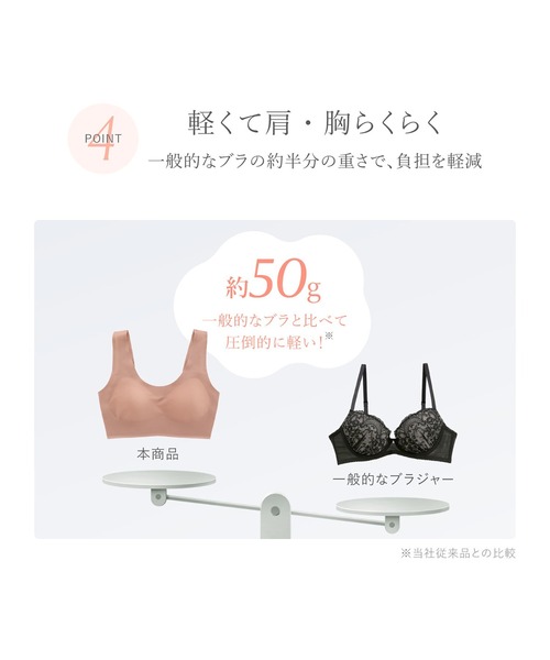 SHIROHATO（白鳩） ブラジャー 「3枚セット」ハーフトップ ブラトップ