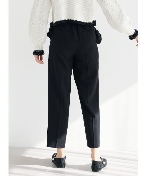 新着 COEL スラックス パンツ フリルポケットテーパードパンツ パンツ
