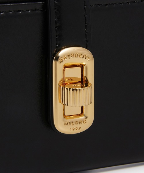 METROCITY 財布 「メトロシティ」牛革 二つ折りカード財布