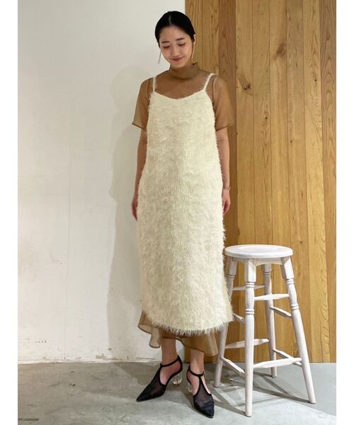 【美品】ラグナムーン/ジャガード/ワンピース/ドレス/S そのまま購入可能】【Sサイズ】LADYジャガードレースフレアー