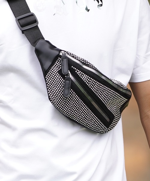 ショルダーバック adamsJUGGLER ショルダーバッグ L4Tスタッズショルダーバッグ