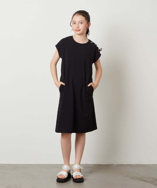 a.v.v（アー・ヴェ・ヴェ） ワンピース 「140-150」アシメショルダー