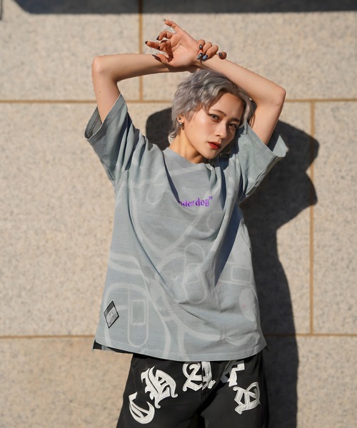 GALFY（ガルフィー） tシャツ GA×GALFY B-BOY的犬とリスピグメントTEE