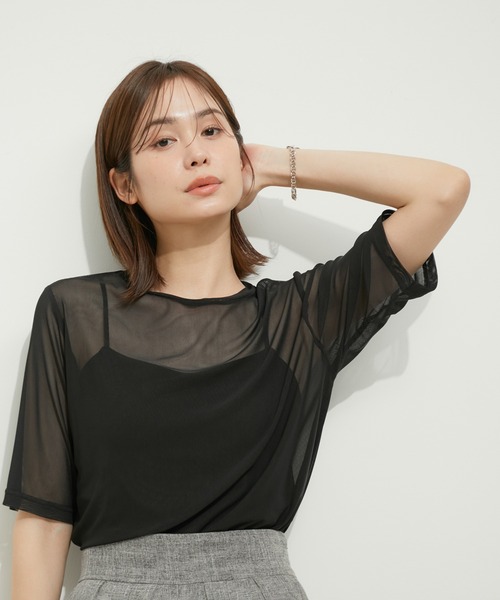 tシャツ シアーカットアウトプルオーバー レディース 楽天市場】カットソー Tシャツ レディース 春 夏 トップス プル