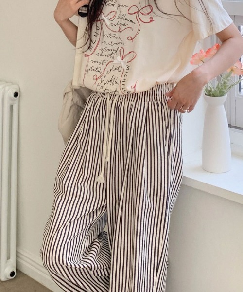 ETROエトロ　L〜XL 棉　 柄　パンツ　ストライプ　レディース　 XL ETROエトロ L〜XL 棉 柄 パンツ ストライプ レディース XL
