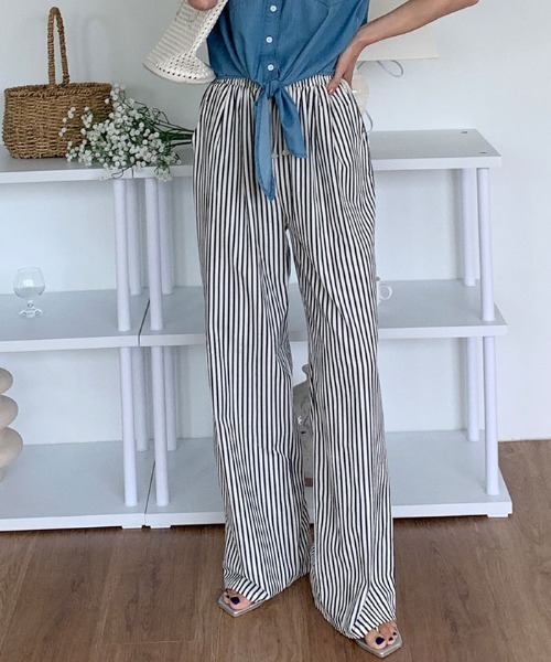 ETROエトロ　L〜XL 棉　 柄　パンツ　ストライプ　レディース　 XL ETROエトロ L〜XL 棉 柄 パンツ ストライプ レディース XL