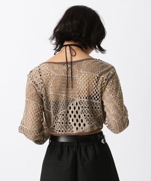 PAGEBOY（ページボーイ） カーディガン キカメッシュホックボレロ