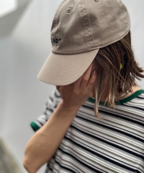 mi via loca キャップ 帽子 「newhattan」刺繍ロゴCAP・CIAO/マラコス