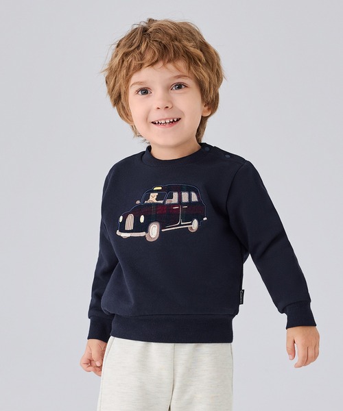 Combi mini トレーナー 裏毛長袖トレーナー（車） キッズ 子供服
