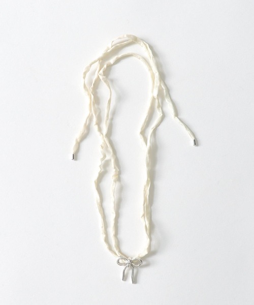 ネックレス Kara Yoo / MAISIE RAW SILK NECKLACE(リボンモチーフネックレス) レディース