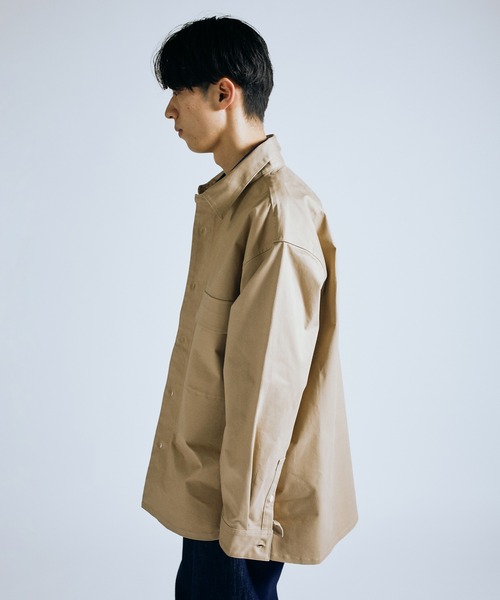 SHIPS.me シャツ 「ZOZO限定」SHIPS.me: ビッグシルエットCPOシャツ