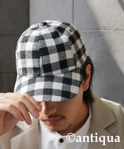 『PATOU』JP キャップ チェック Patou | コットン製JPキャップ