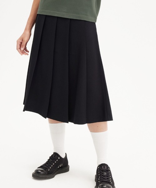 FRED PERRY スカート Pleated Skirt／プリーツスカート
