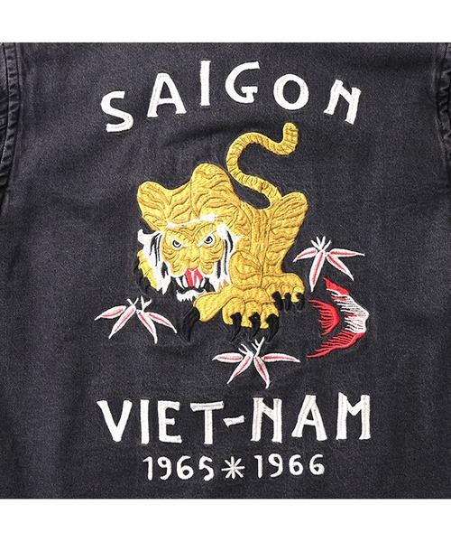 HOUSTON（ヒューストン） ブルゾン アウター デニムベトジャン(TIGER