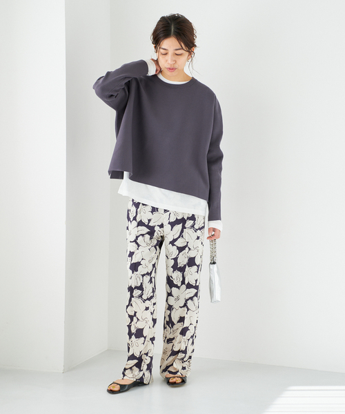 ユーミン新品！！IENA ラインフラワーパンツ ラインフラワー パンツ（その他パンツ）｜IENA（イエナ）の通販
