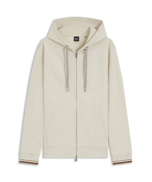 BOSS（HUGO BOSS） トレーナー スウェット コットンブレンド ジップ 
