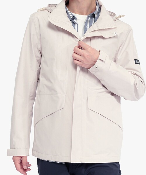 マウンテンパーカー ウインドブレーカー  防水 防風 透湿 GORE-TEX ゴアテックス ジップアップフーデッドジャケット /マウンテンパーカー フ | AIGLE | 16