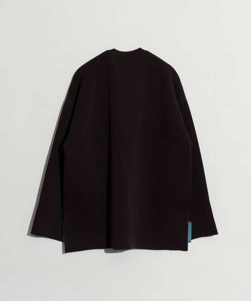 「MAISON SPECIAL」 長袖ニット 1 ブラック メンズ