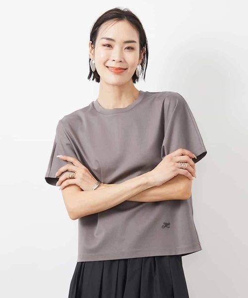 tシャツ ワンポイント刺繍Tシャツ(WEB限定カラーあり) レディース