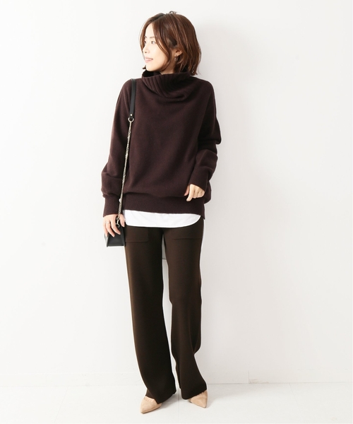 「Spick & Span」 タートルネックニット FREE ダークブラウン レディース_画像7