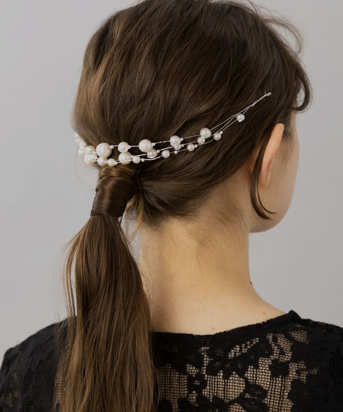 LA MUe カチューシャ 「LA MUE」パールバックヘッドドレス : ZOZOTOWN