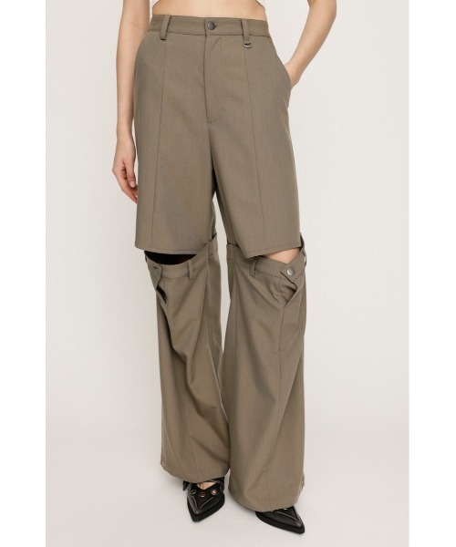 SLY スラックス パンツ CUT OUT REMAKE STRAIGHT PT カット