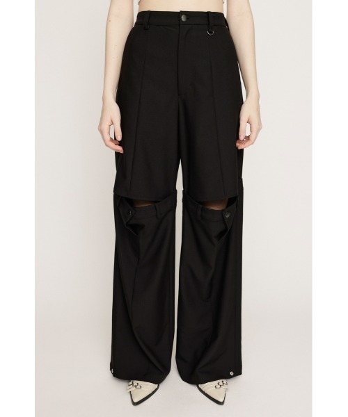 SLY スラックス パンツ CUT OUT REMAKE STRAIGHT PT カット