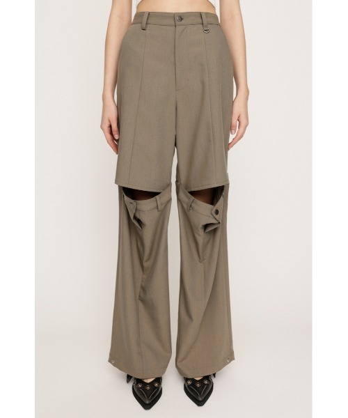 SLY スラックス パンツ CUT OUT REMAKE STRAIGHT PT カット