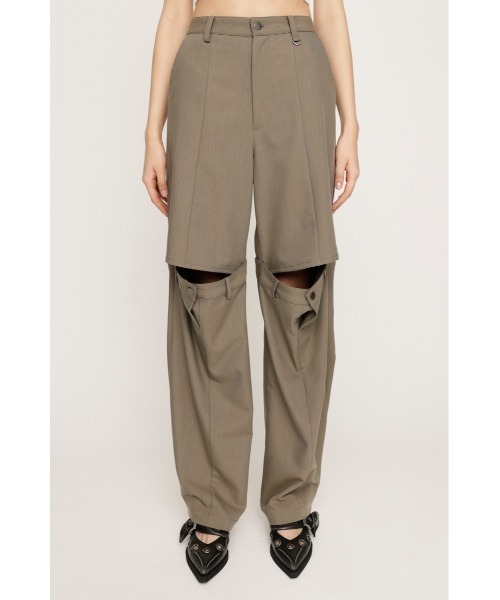 SLY スラックス パンツ CUT OUT REMAKE STRAIGHT PT カット