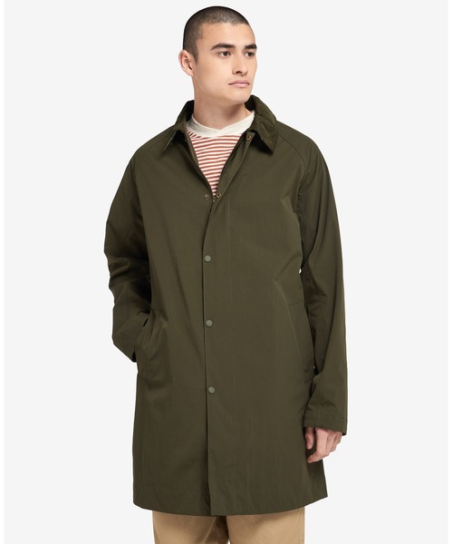 Barbour ステンカラーコート サイズ38 オリーブ Barbour 「Barbour」 ステンカラーコート M オリーブ メンズ