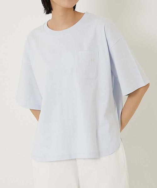 ラウンドヘムT GRL（グレイル）の「オーバーサイズラウンドヘムTシャツ（T