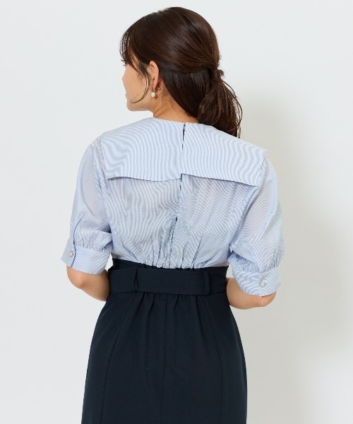 And Couture ワンピース ビッグカラードッキングワンピース