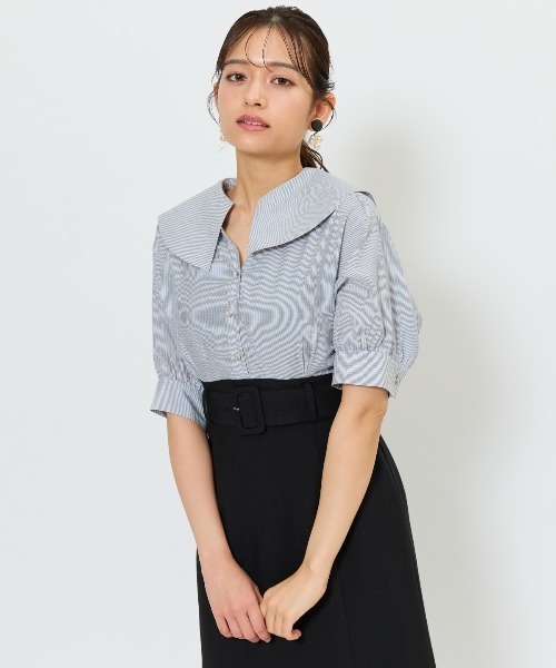 AND COUTURE（アンドクチュール） ワンピース 夏 ビッグカラー