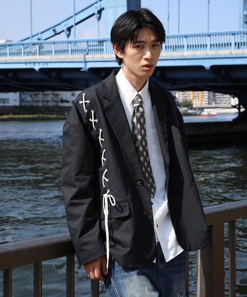 ジャケット テーラードジャケット HOOK -original- アシンメトリー