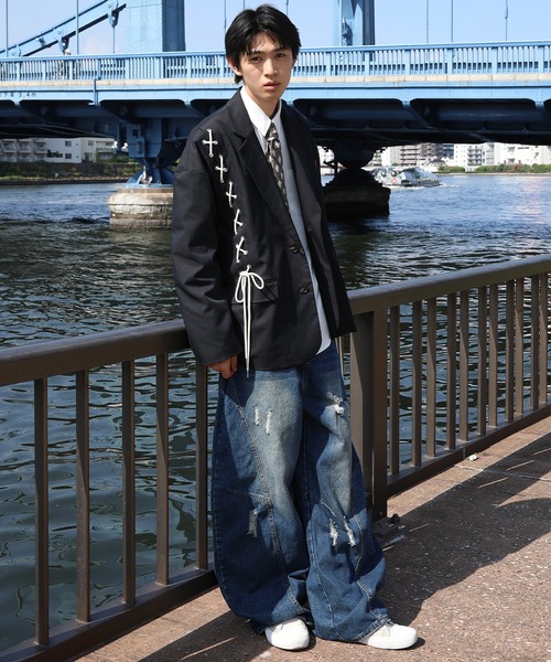 ジャケット テーラードジャケット HOOK -original- アシンメトリー