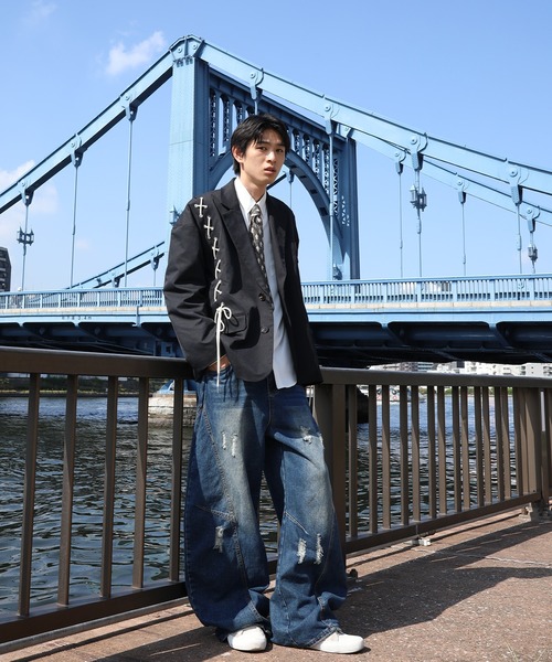 ジャケット テーラードジャケット HOOK -original- アシンメトリー