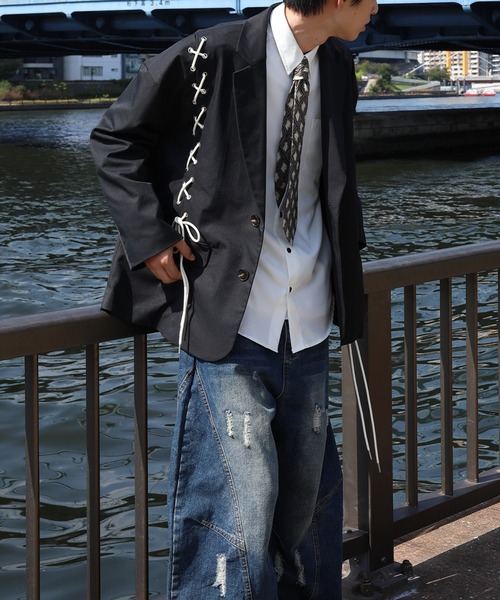 ジャケット テーラードジャケット HOOK -original- アシンメトリー