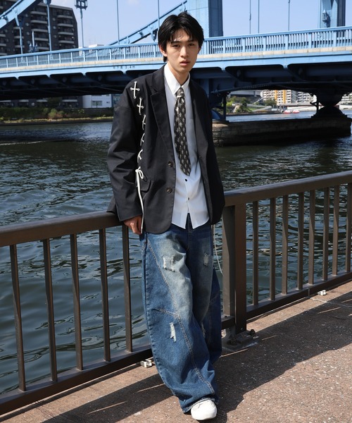 ジャケット テーラードジャケット HOOK -original- アシンメトリー