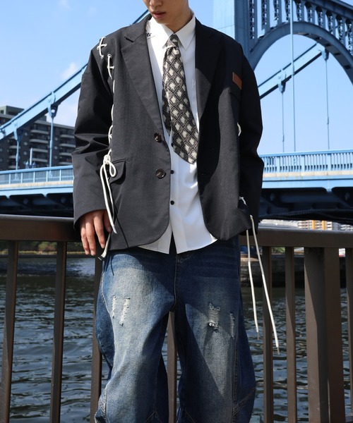 ジャケット テーラードジャケット HOOK -original- アシンメトリー